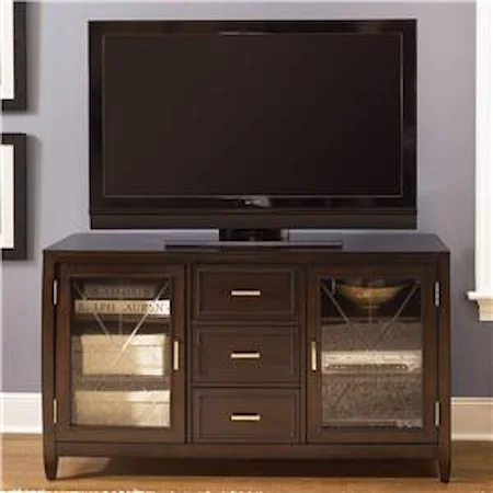 Two Door, Three Drawer Entertainment TV Stand